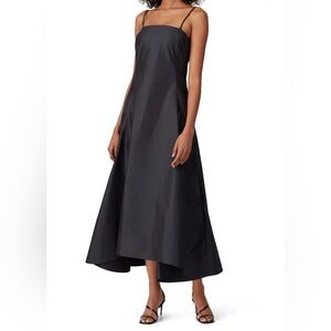 3.1 Phillip Lim Spaghetti Strap Midi Dress Black Size 4 NWT